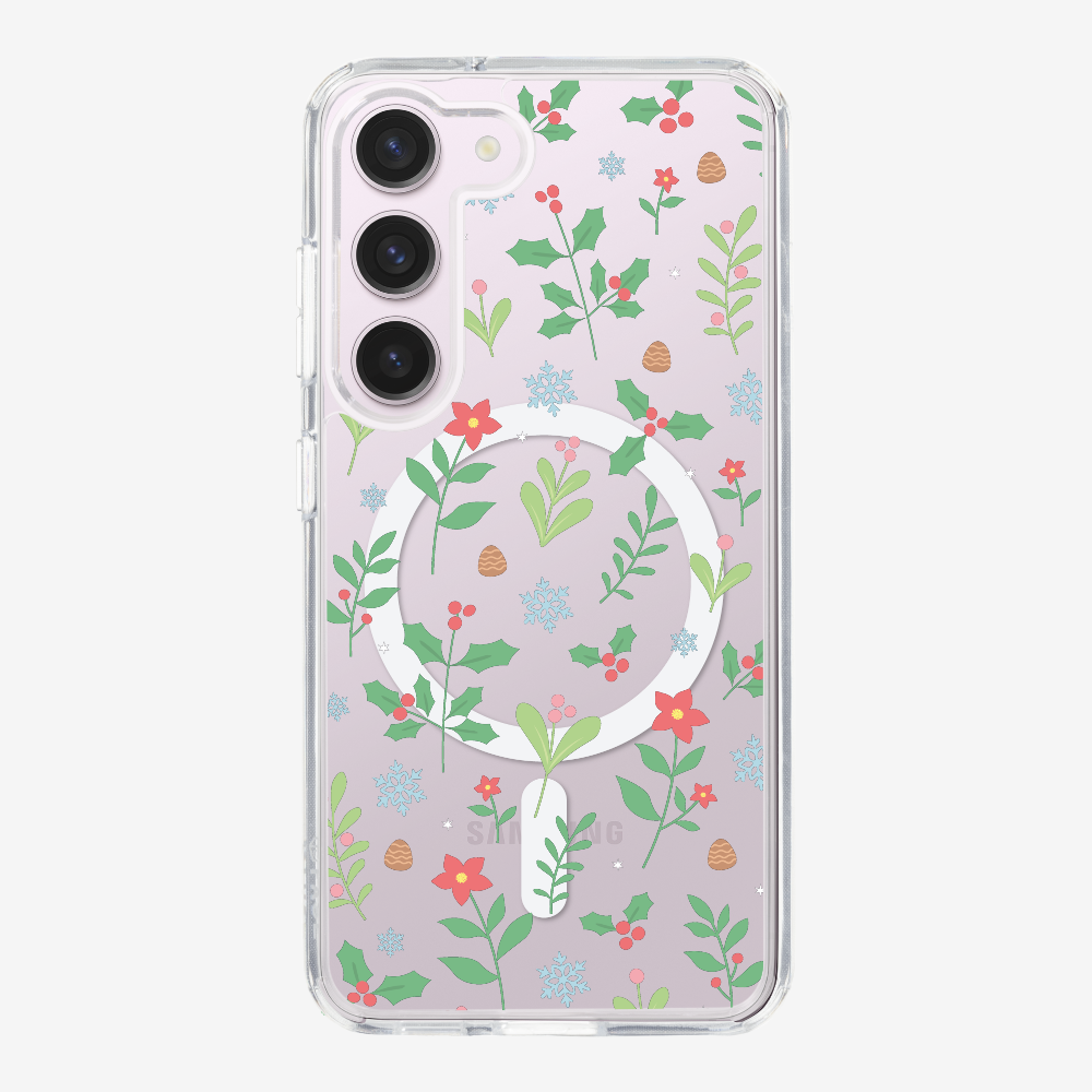 Christmas Sweet Mistletoe (Transparent) Phone Case