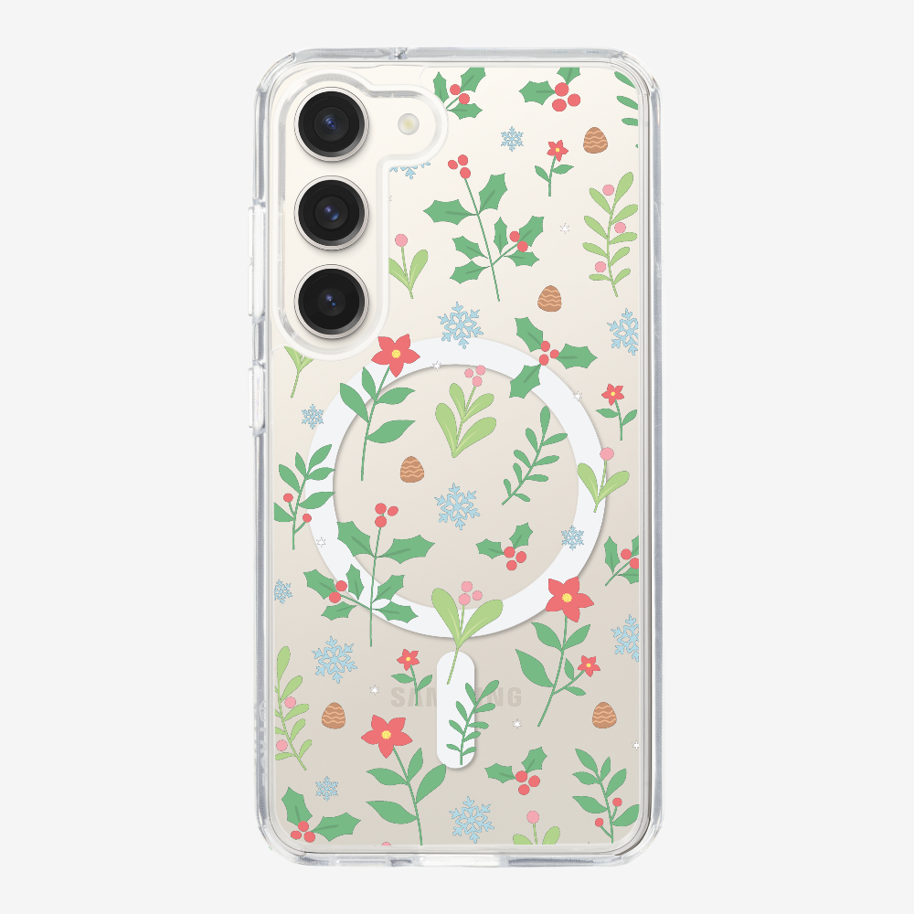 Christmas Sweet Mistletoe (Transparent) Phone Case