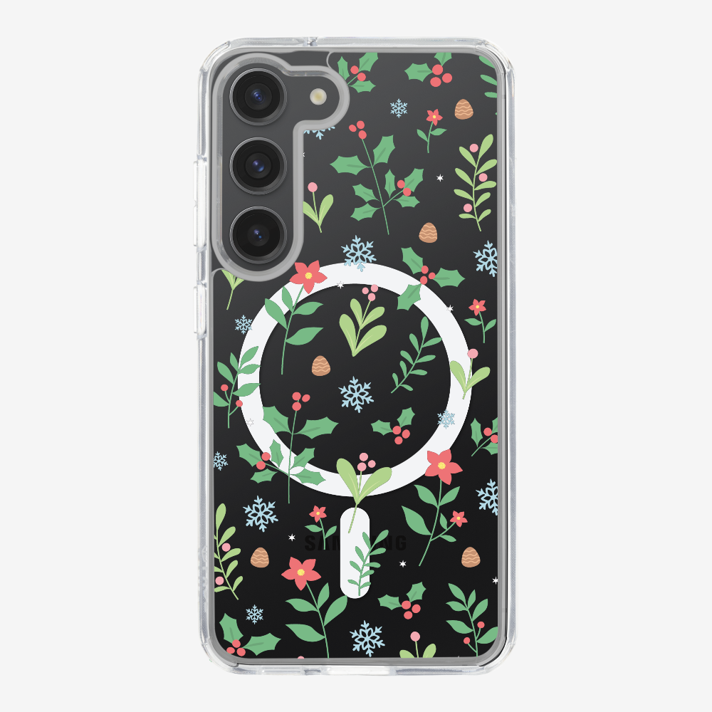 Christmas Sweet Mistletoe (Transparent) Phone Case