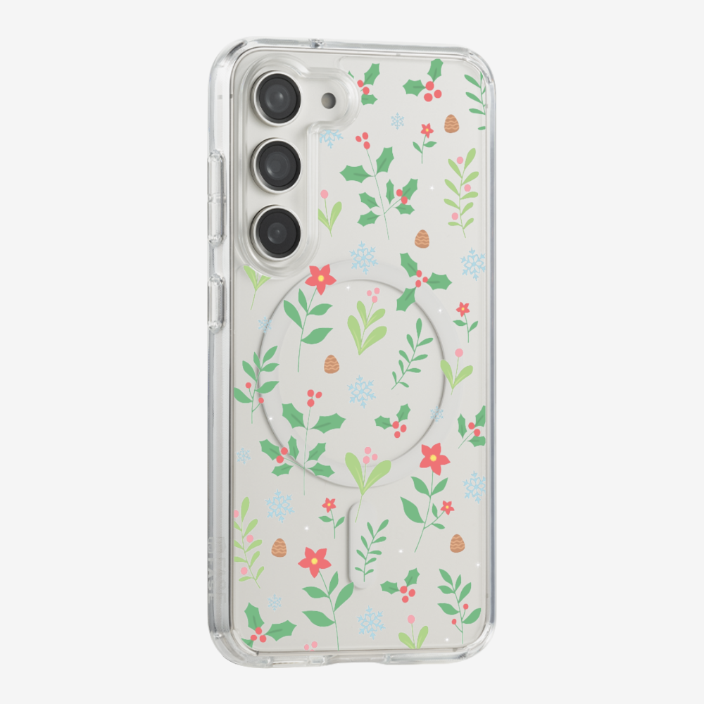 Christmas Sweet Mistletoe (Transparent) Phone Case