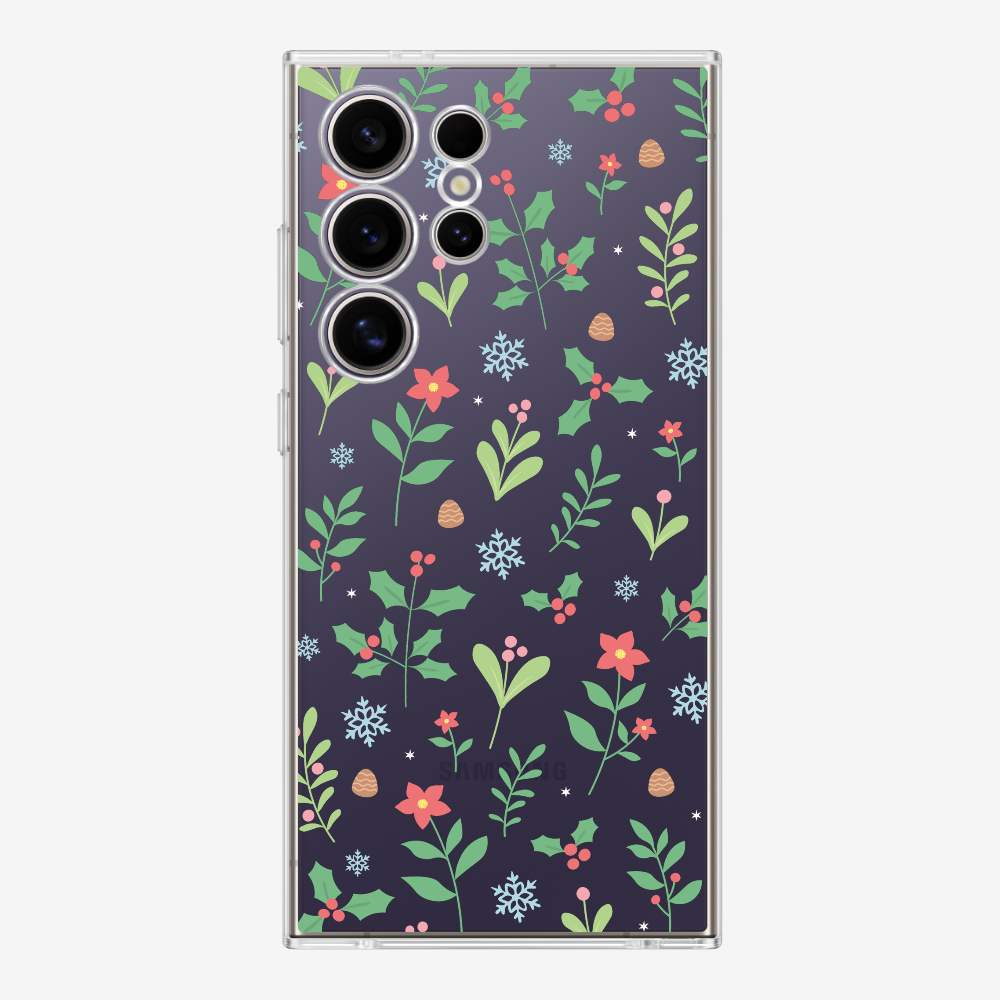 Christmas Sweet Mistletoe (Transparent) Phone Case