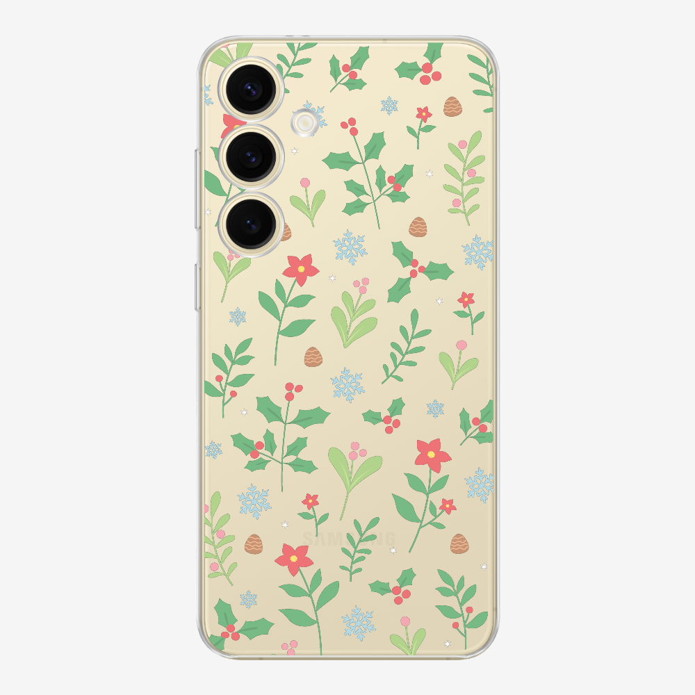 Christmas Sweet Mistletoe (Transparent) Phone Case