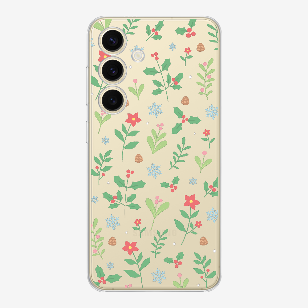 Christmas Sweet Mistletoe (Transparent) Phone Case