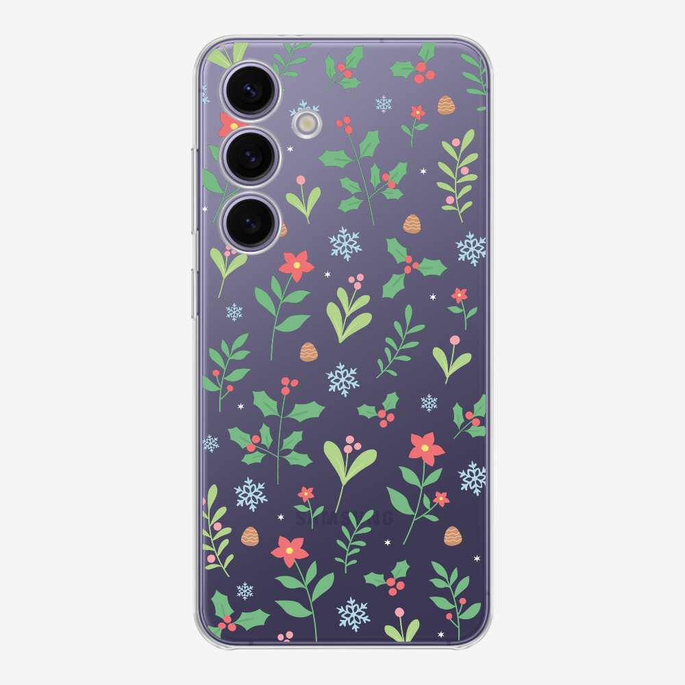 Christmas Sweet Mistletoe (Transparent) Phone Case