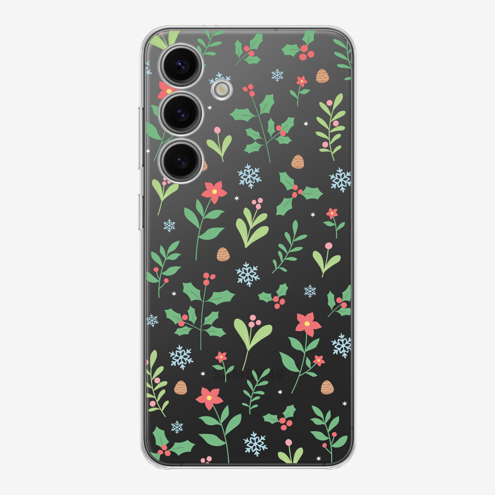 Christmas Sweet Mistletoe (Transparent) Phone Case