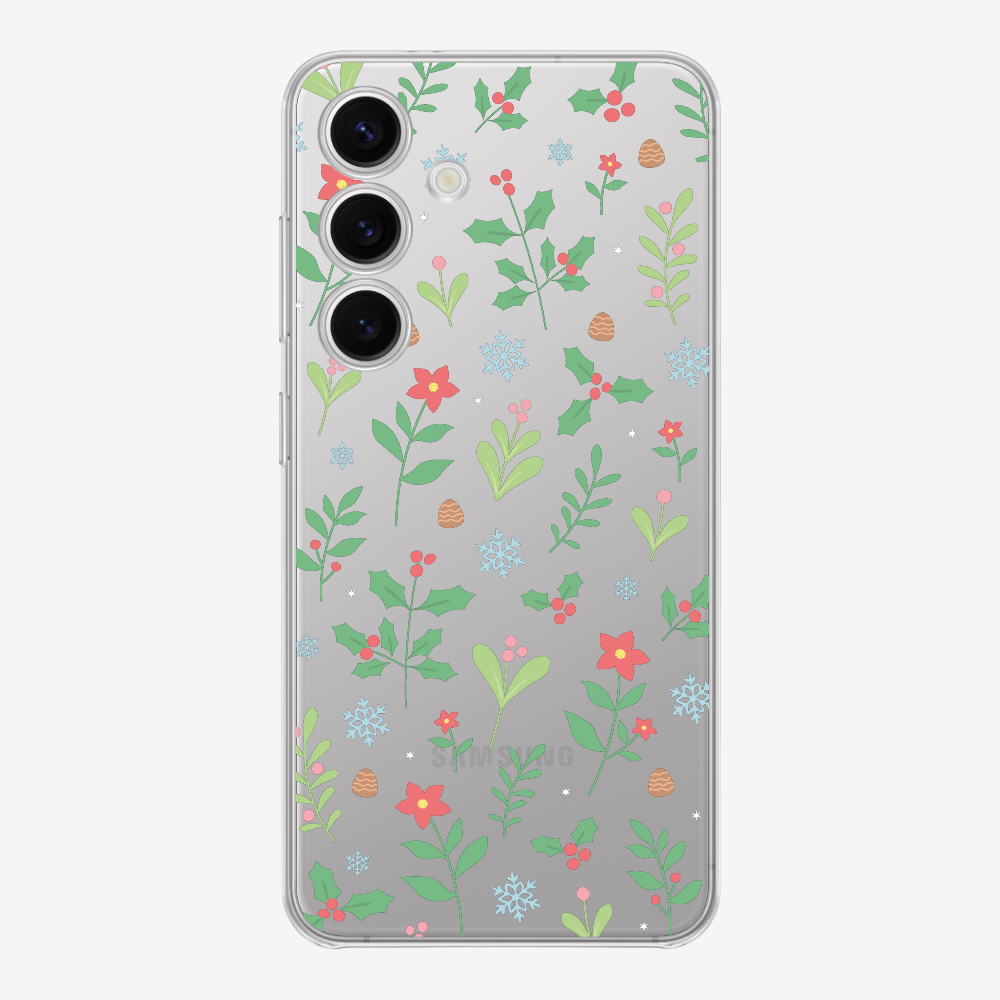 Christmas Sweet Mistletoe (Transparent) Phone Case