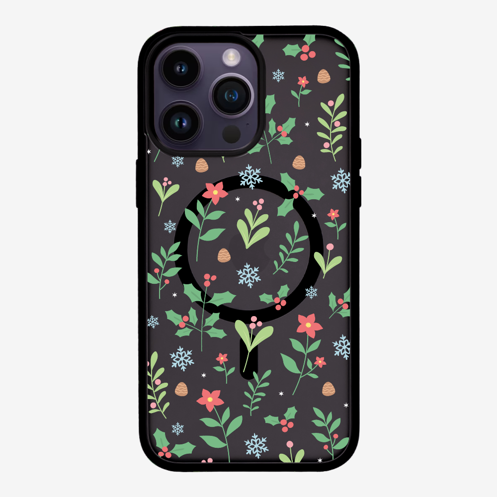 Christmas Sweet Mistletoe (Transparent) Phone Case