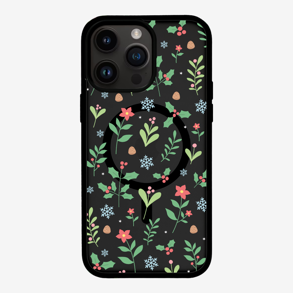 Christmas Sweet Mistletoe (Transparent) Phone Case