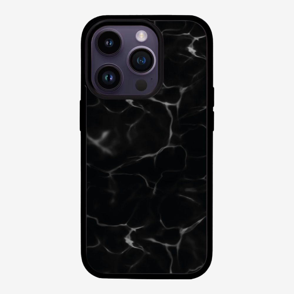 Contemplation - Black Phone Case