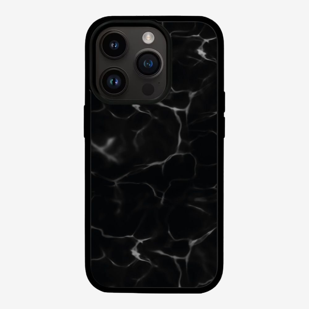 Contemplation - Black Phone Case