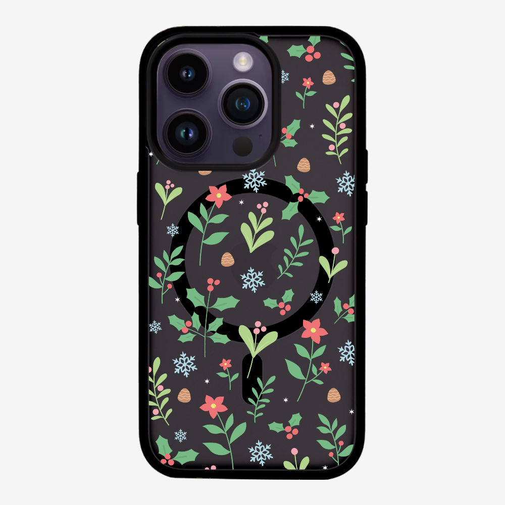 Christmas Sweet Mistletoe (Transparent) Phone Case