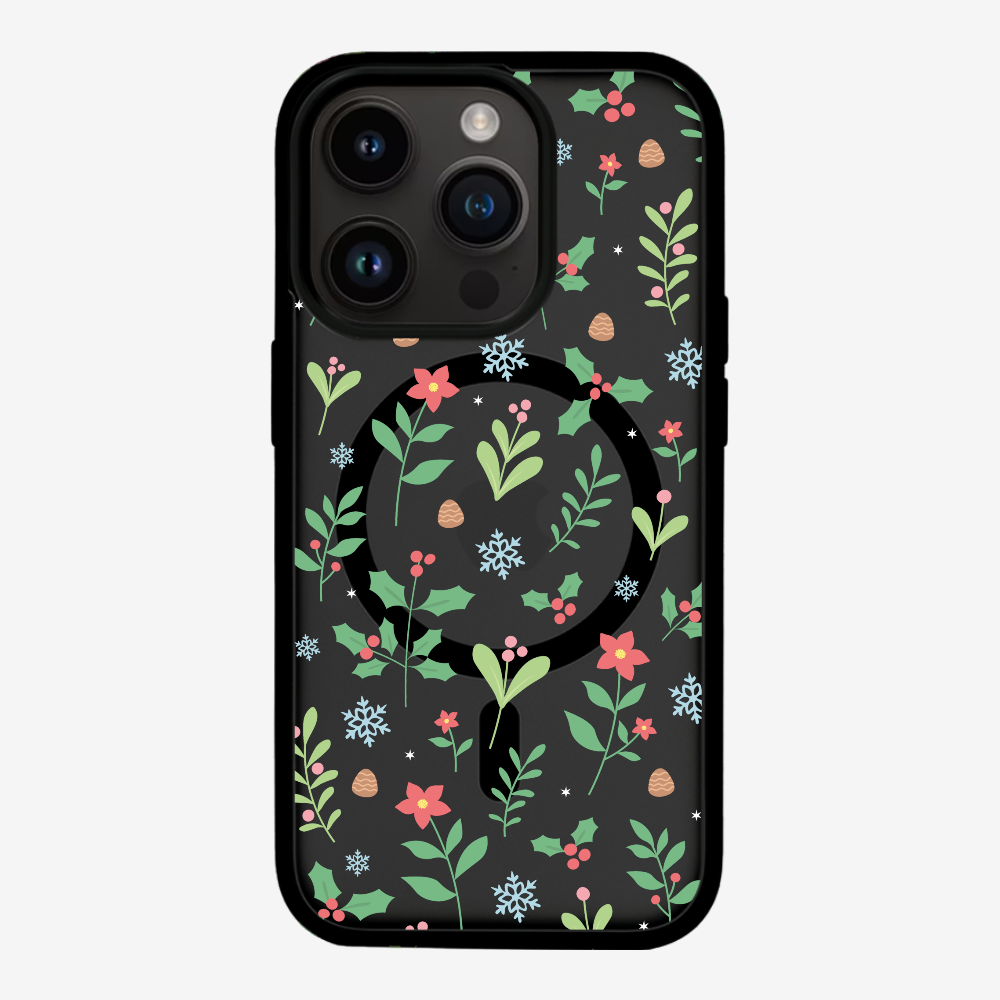 Christmas Sweet Mistletoe (Transparent) Phone Case