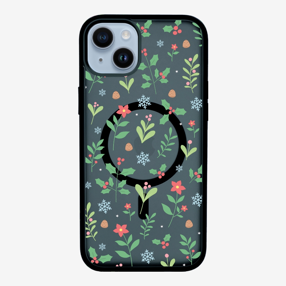 Christmas Sweet Mistletoe (Transparent) Phone Case