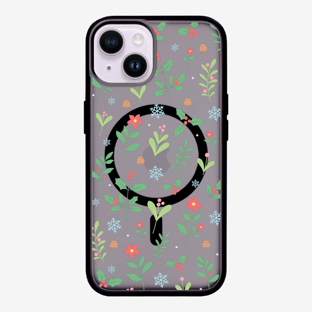 Christmas Sweet Mistletoe (Transparent) Phone Case