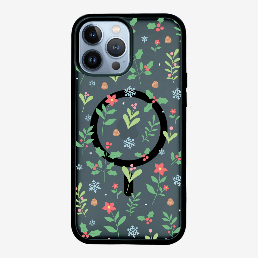 Christmas Sweet Mistletoe (Transparent) Phone Case