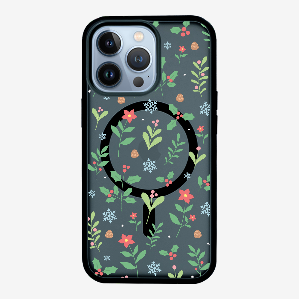 Christmas Sweet Mistletoe (Transparent) Phone Case