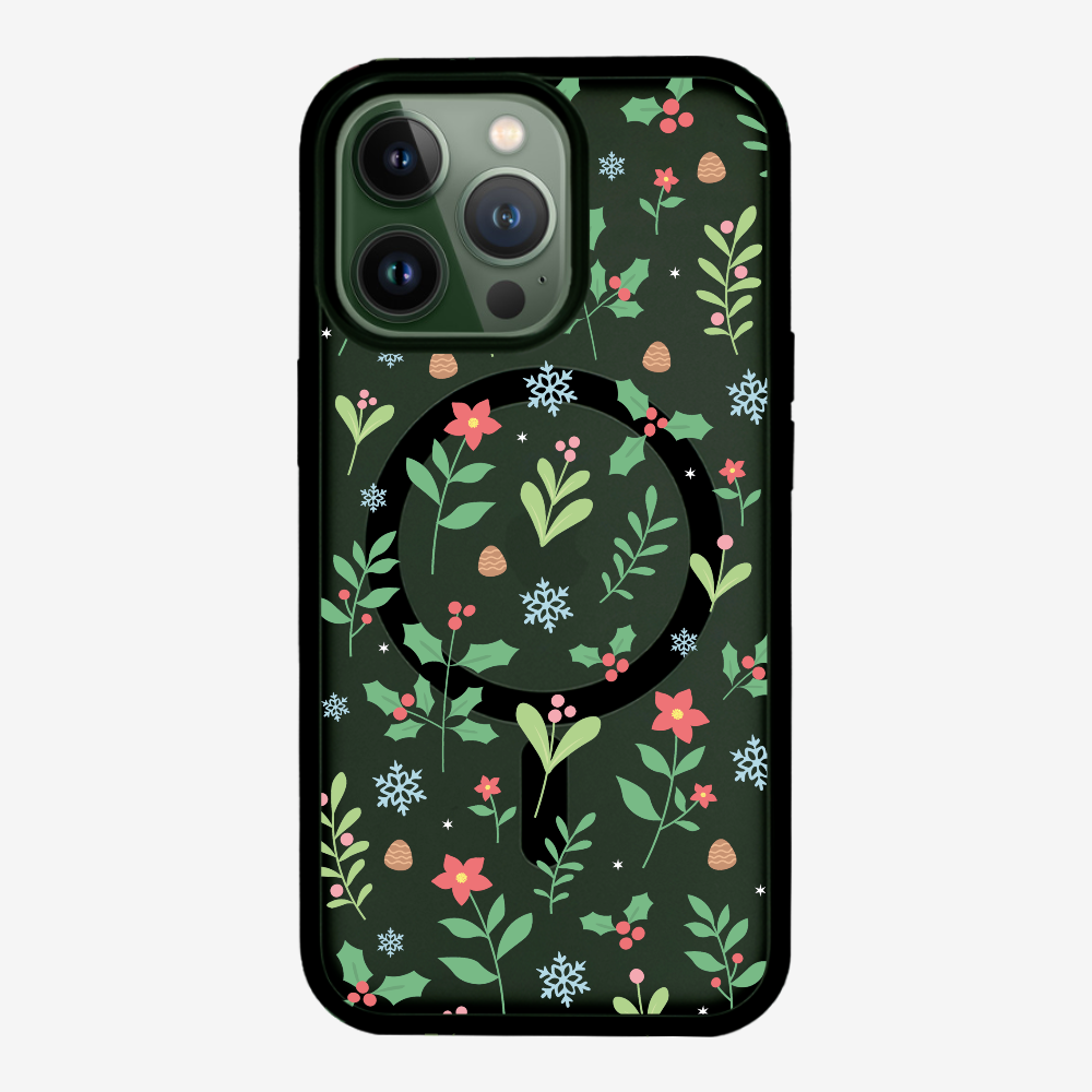 Christmas Sweet Mistletoe (Transparent) Phone Case