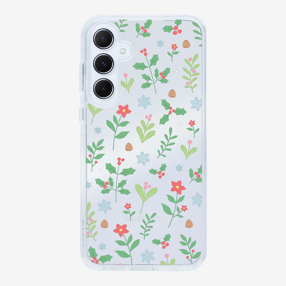 Christmas Sweet Mistletoe (Transparent) Phone Case