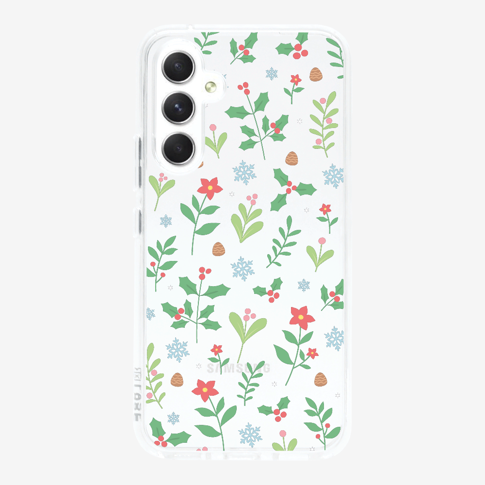 Christmas Sweet Mistletoe (Transparent) Phone Case