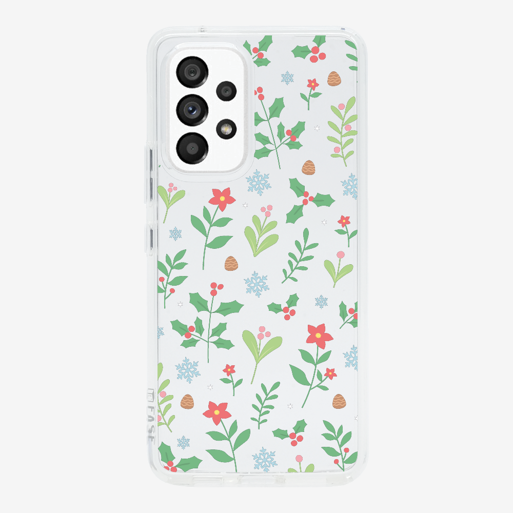 Christmas Sweet Mistletoe (Transparent) Phone Case