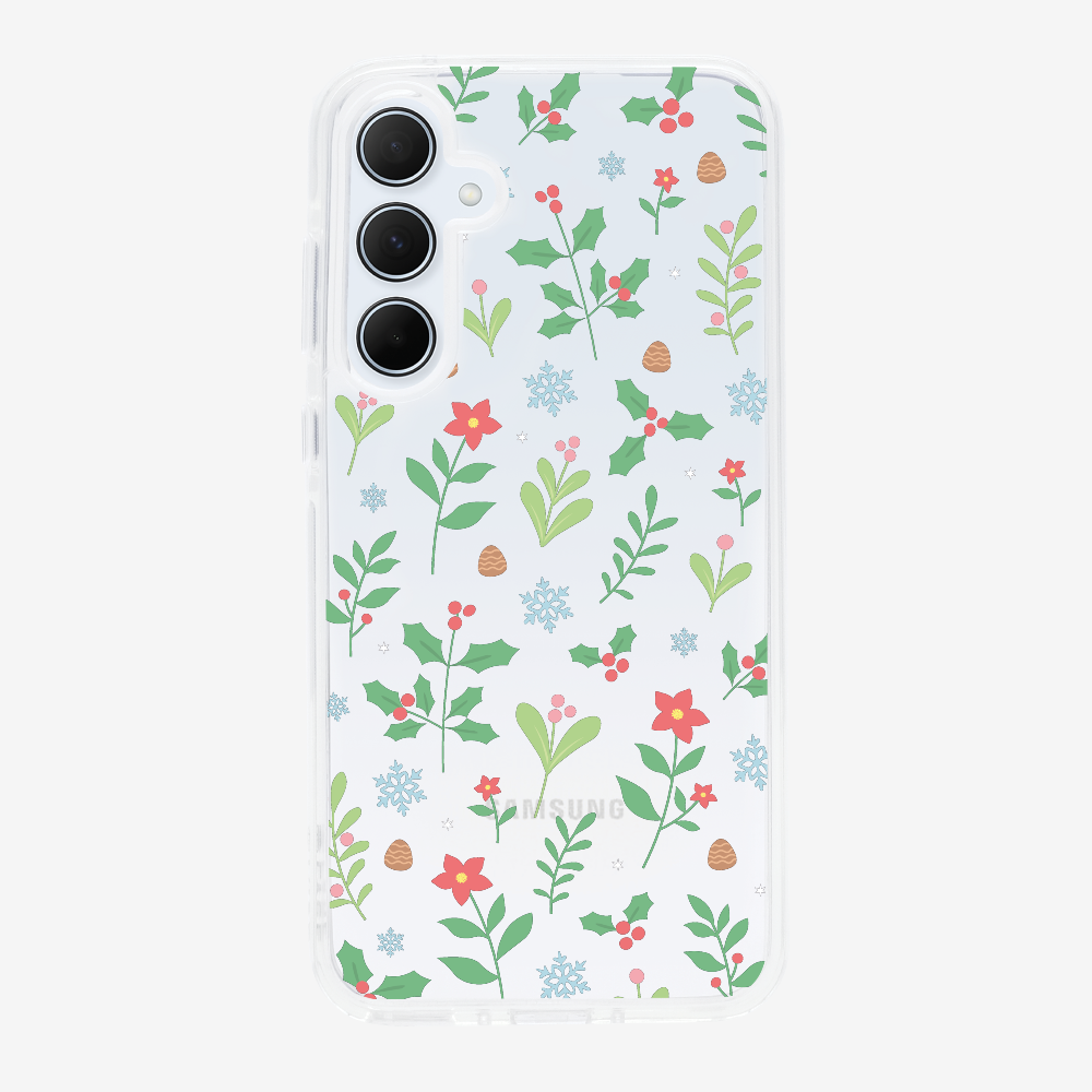 Christmas Sweet Mistletoe (Transparent) Phone Case