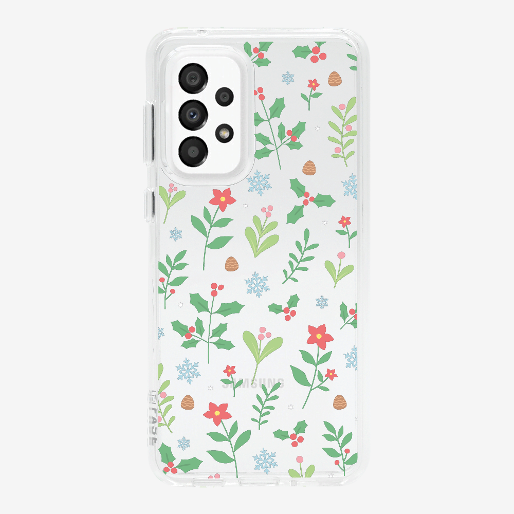 Christmas Sweet Mistletoe (Transparent) Phone Case