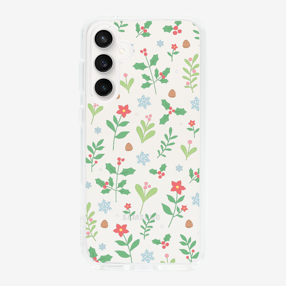 Christmas Sweet Mistletoe (Transparent) Phone Case