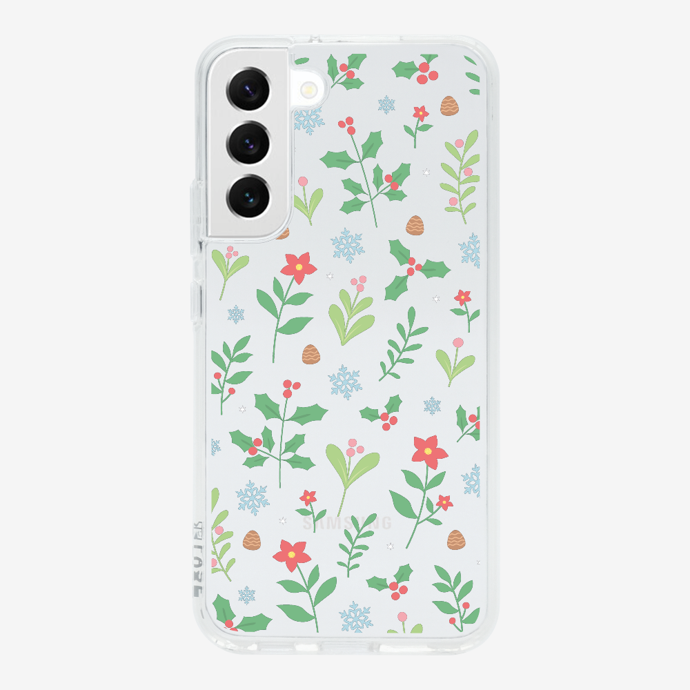 Christmas Sweet Mistletoe (Transparent) Phone Case