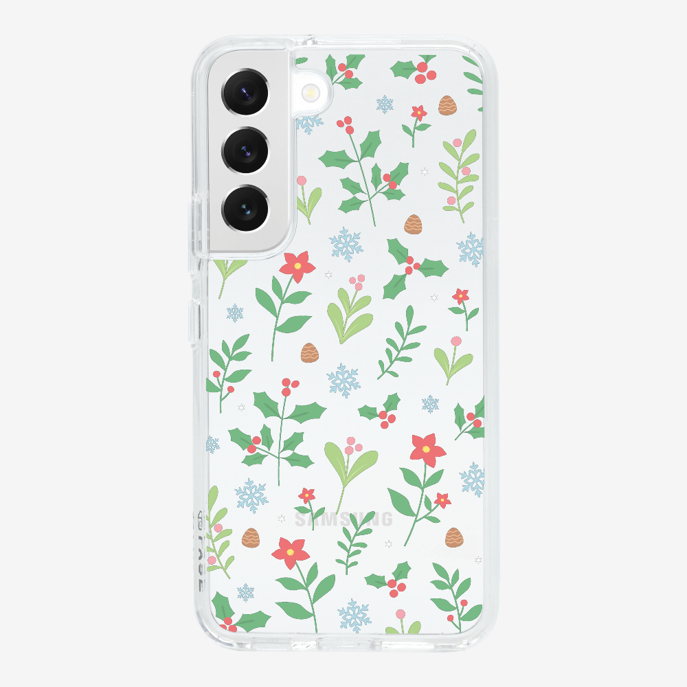 Christmas Sweet Mistletoe (Transparent) Phone Case