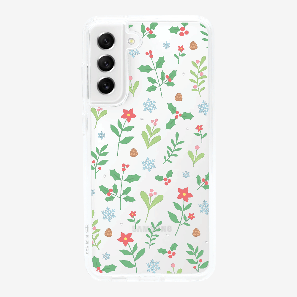 Christmas Sweet Mistletoe (Transparent) Phone Case