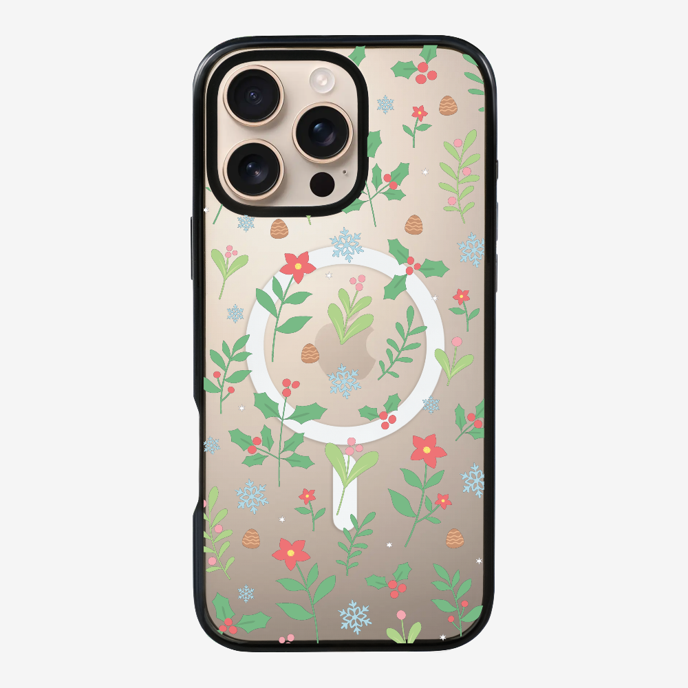 Christmas Sweet Mistletoe (Transparent) Phone Case