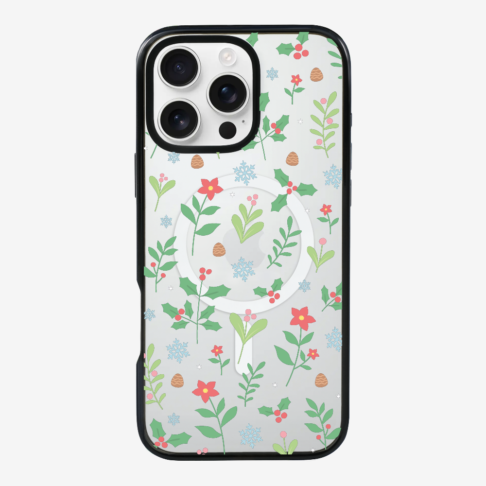 Christmas Sweet Mistletoe (Transparent) Phone Case