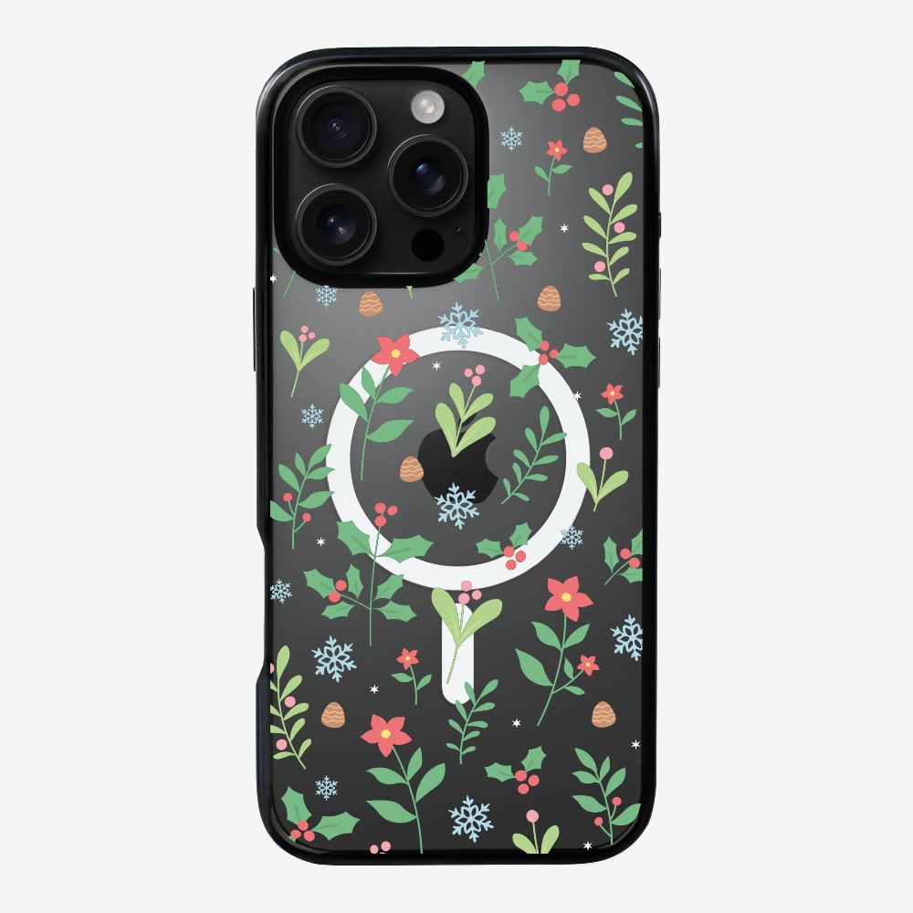 Christmas Sweet Mistletoe (Transparent) Phone Case