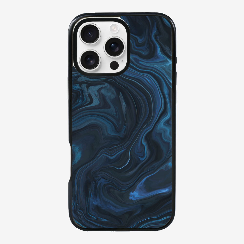 Marbling - Indigo Blue Phone Case