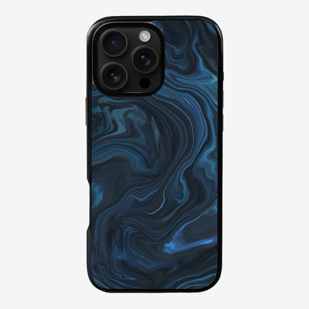 Marbling - Indigo Blue Phone Case