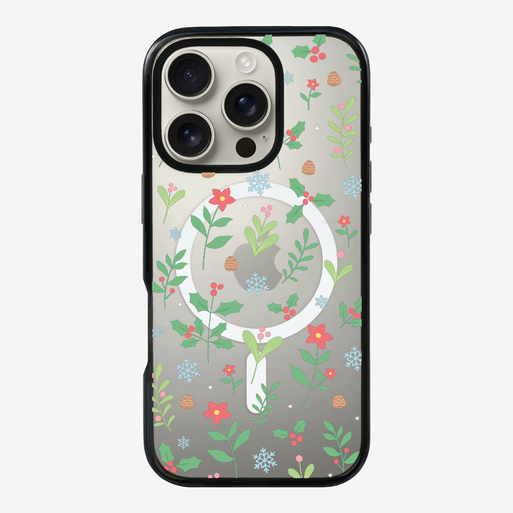 Christmas Sweet Mistletoe (Transparent) Phone Case