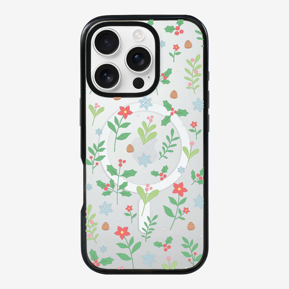 Christmas Sweet Mistletoe (Transparent) Phone Case