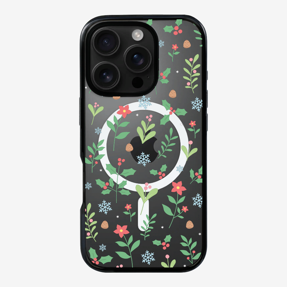 Christmas Sweet Mistletoe (Transparent) Phone Case