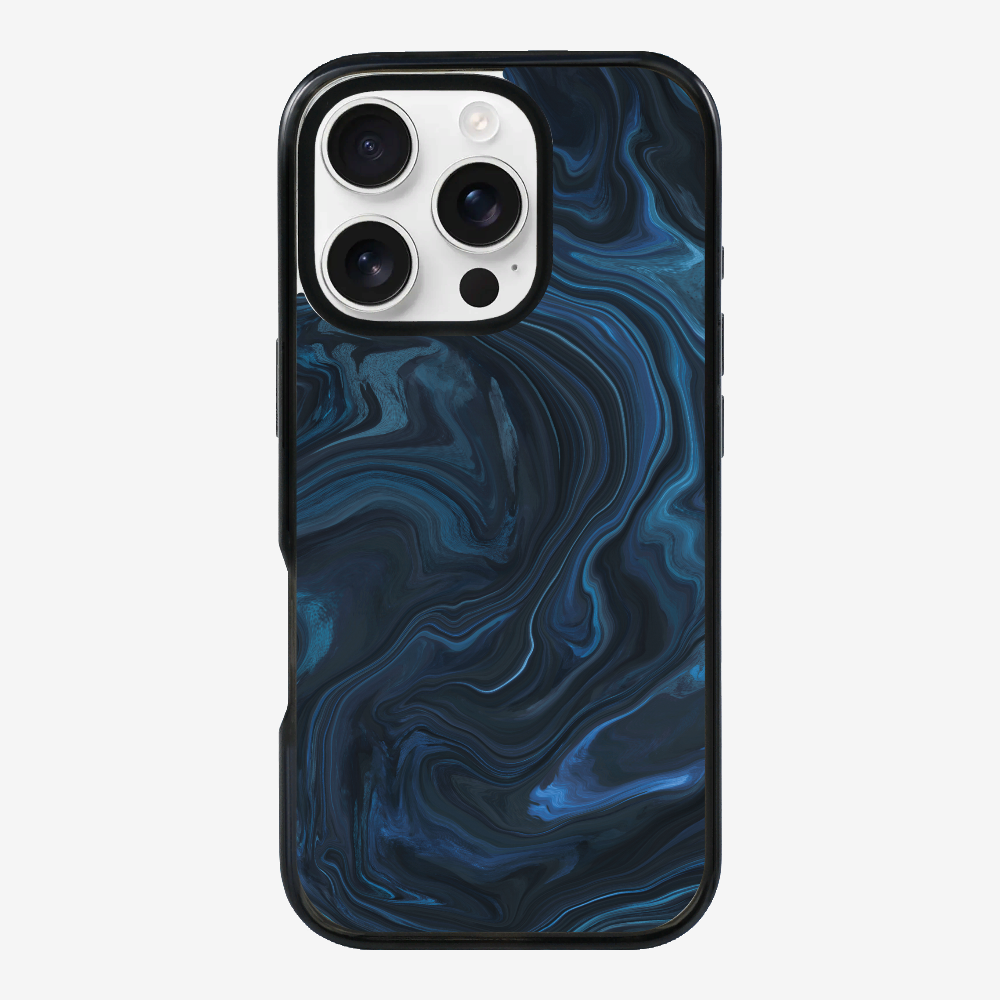 Marbling - Indigo Blue Phone Case