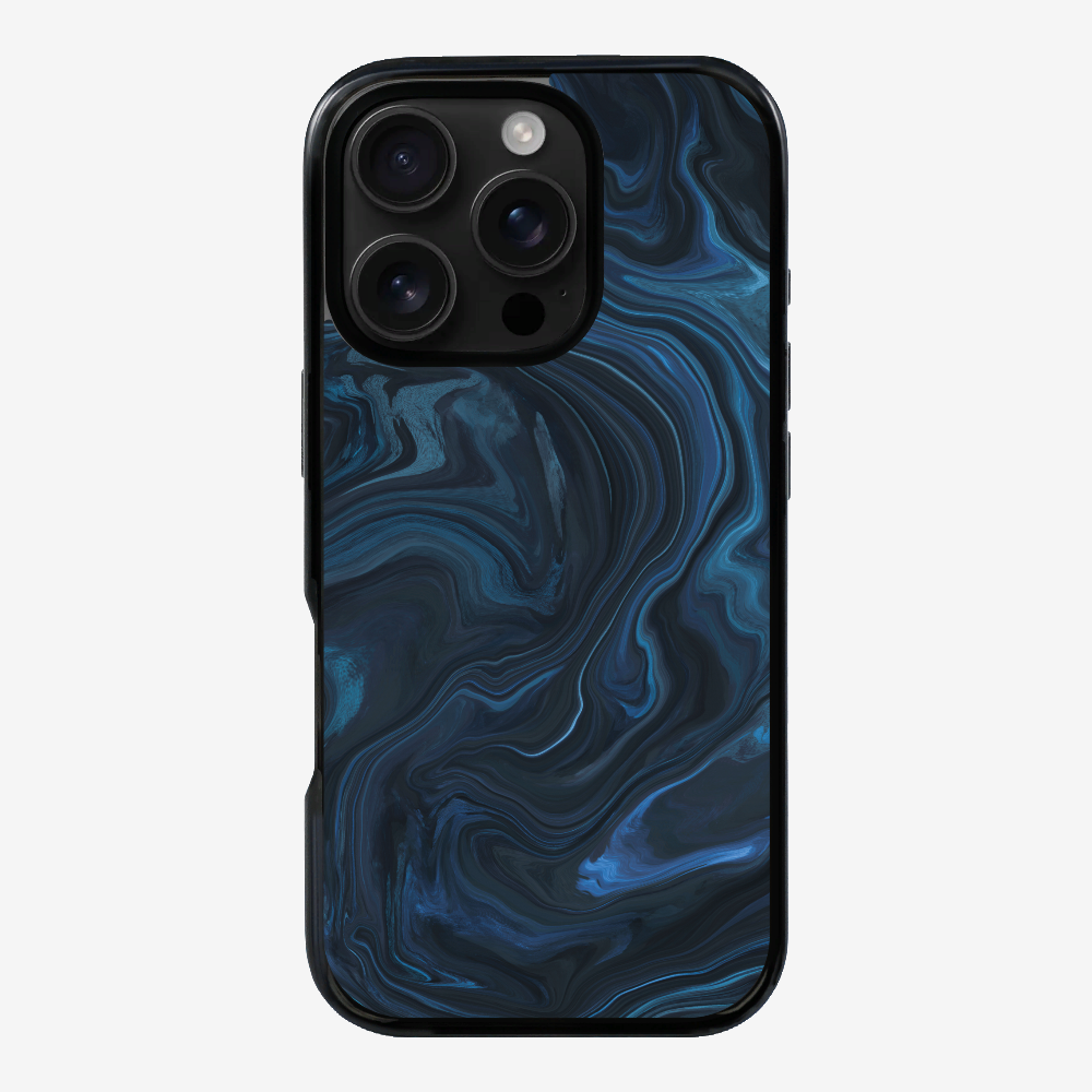 Marbling - Indigo Blue Phone Case