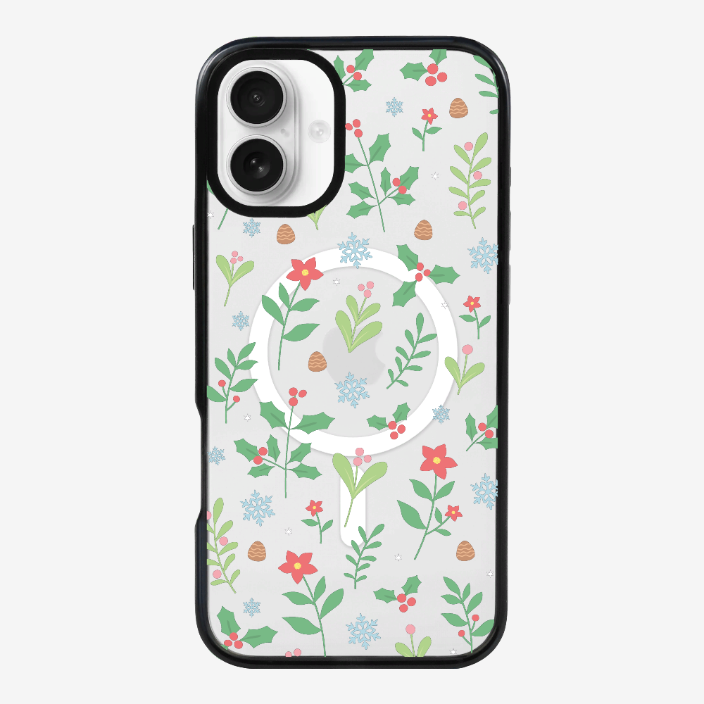 Christmas Sweet Mistletoe (Transparent) Phone Case