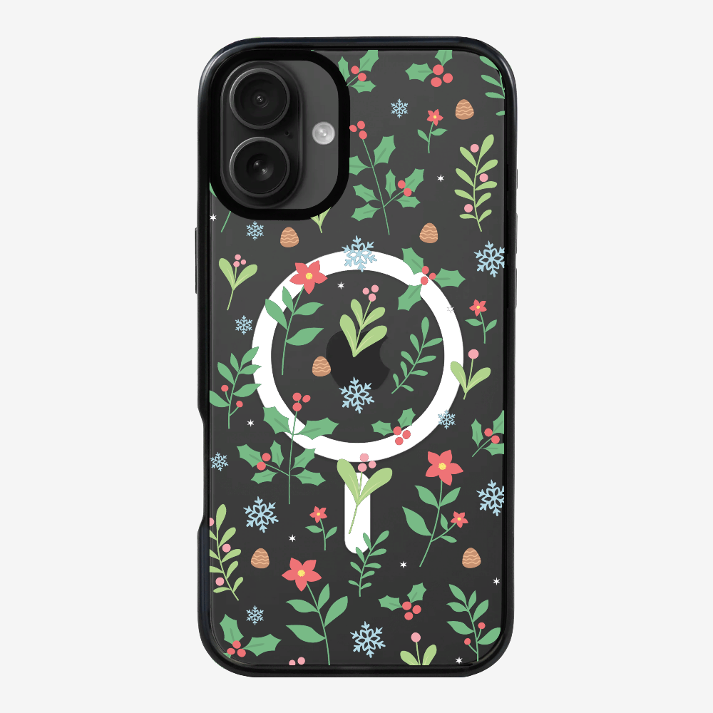 Christmas Sweet Mistletoe (Transparent) Phone Case