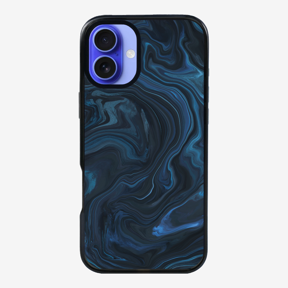 Marbling - Indigo Blue Phone Case