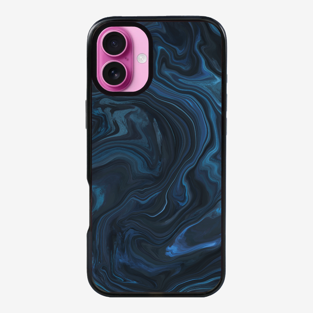 Marbling - Indigo Blue Phone Case