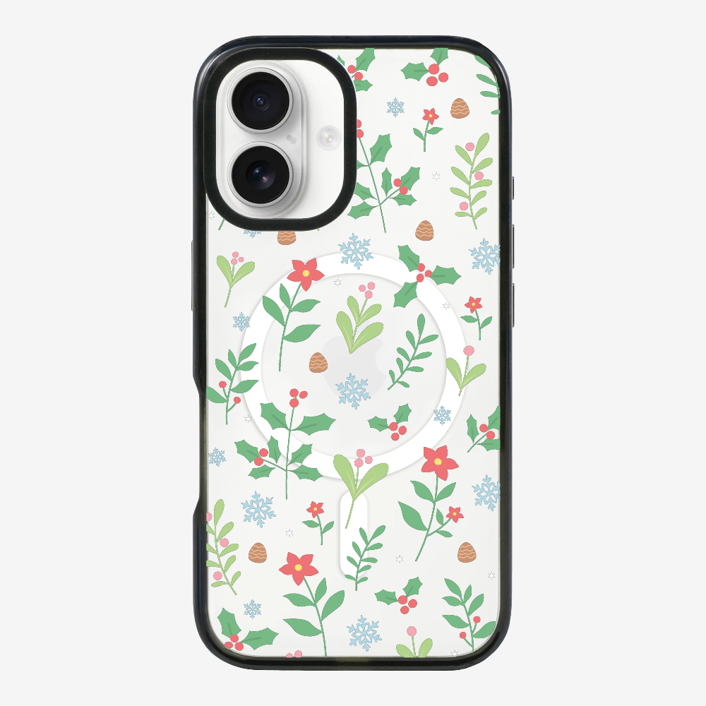 Christmas Sweet Mistletoe (Transparent) Phone Case