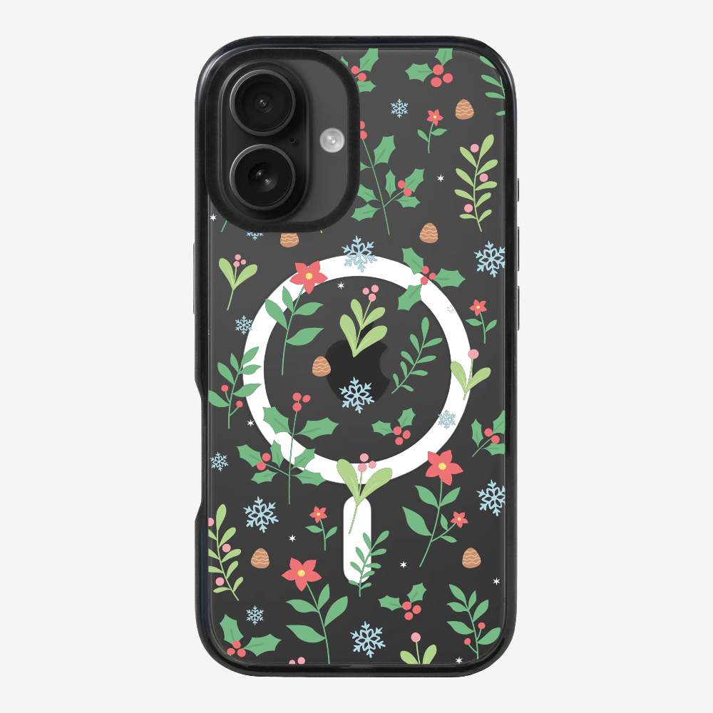 Christmas Sweet Mistletoe (Transparent) Phone Case