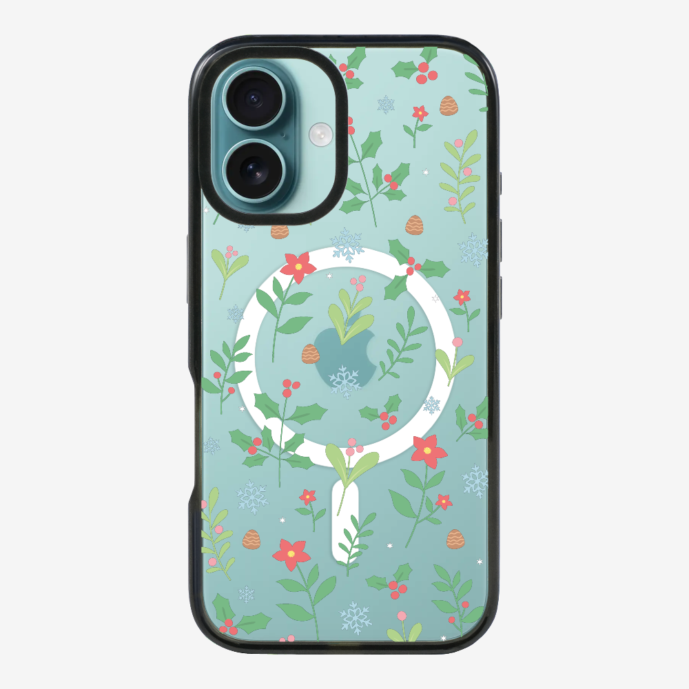 Christmas Sweet Mistletoe (Transparent) Phone Case