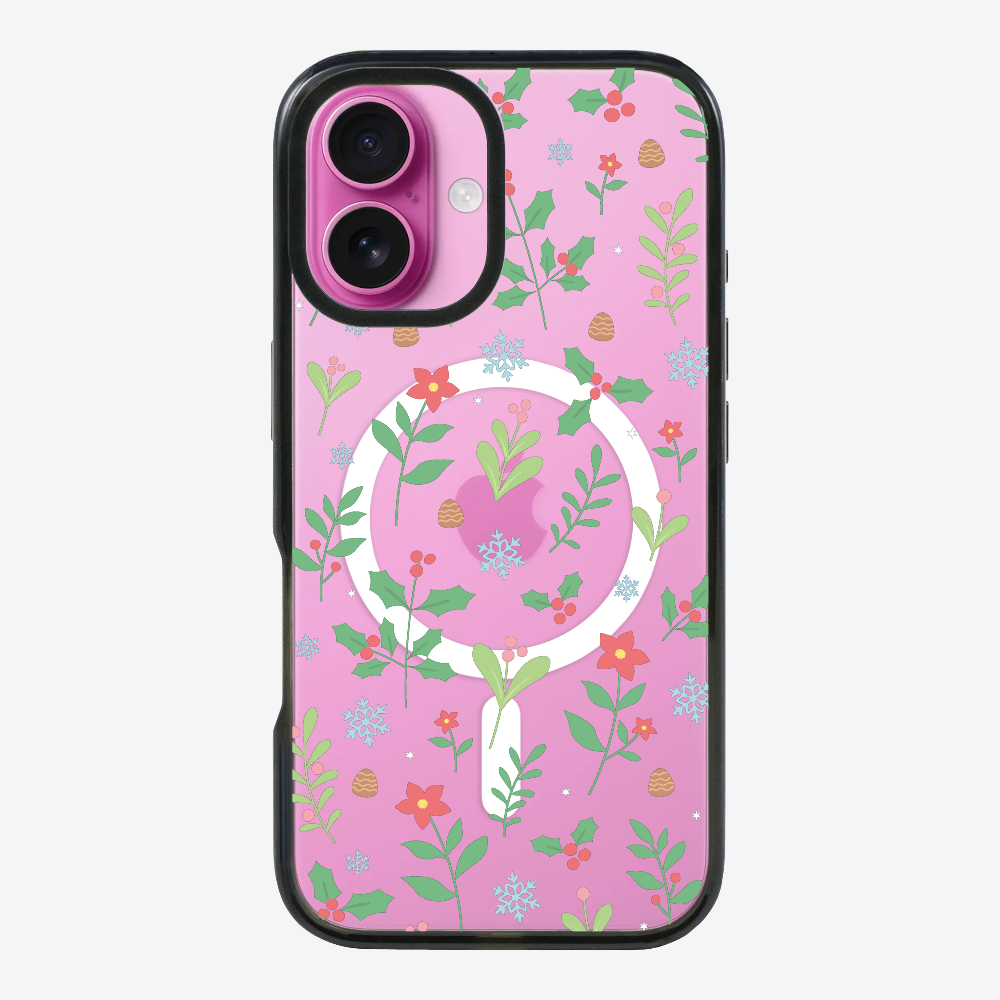 Christmas Sweet Mistletoe (Transparent) Phone Case