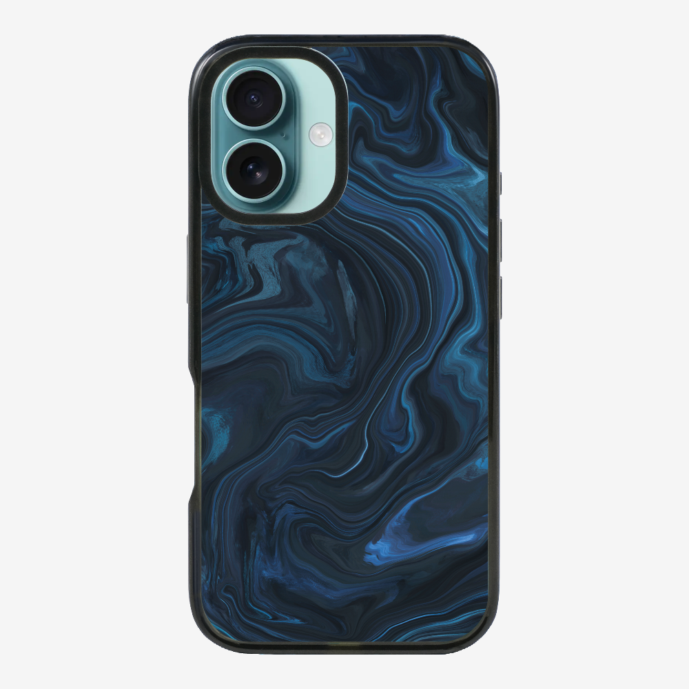 Marbling - Indigo Blue Phone Case