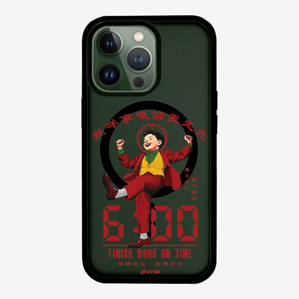 Finish Work On Time Phone Case